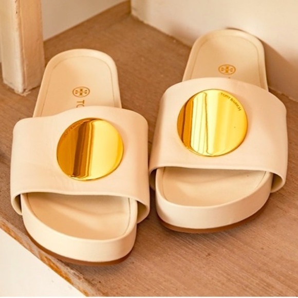 NWB Tory Burch Patos Platform Slide Sandal